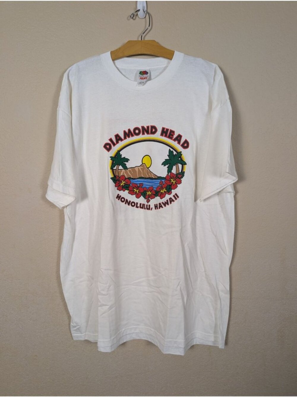 VTG Y2K Diamond Head Honolulu Hawaii shirt 90s Unisex 2XL souvenir Fruit of the